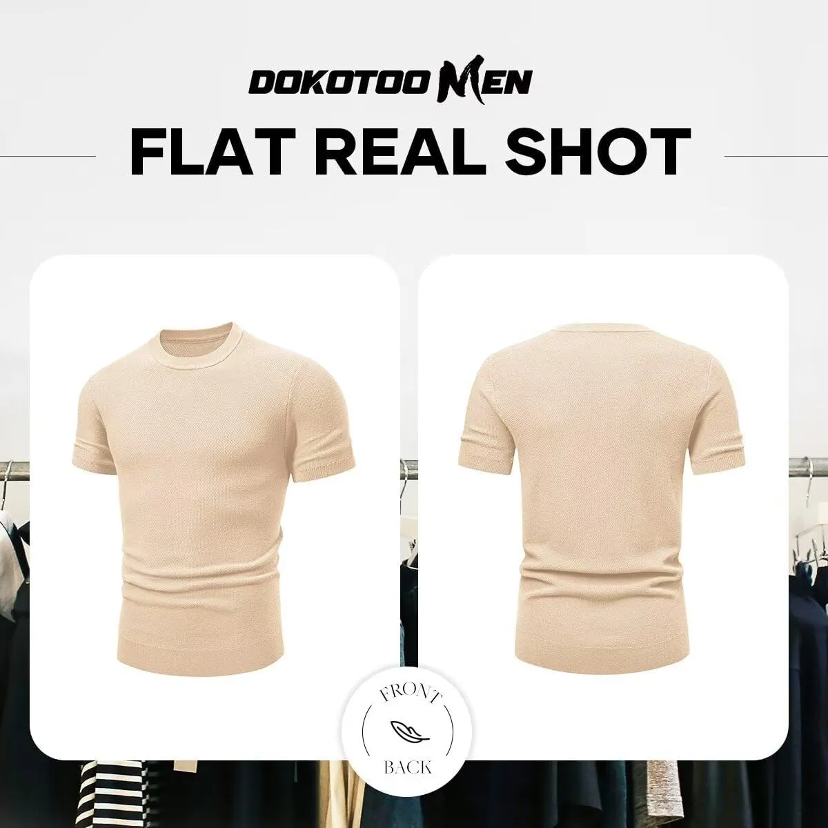 Mens 100% Cotton T-Shirts Casual Short Sleeve Crewneck Knit Shirts Summer Waffle Solid Knitted Pullover Sweater