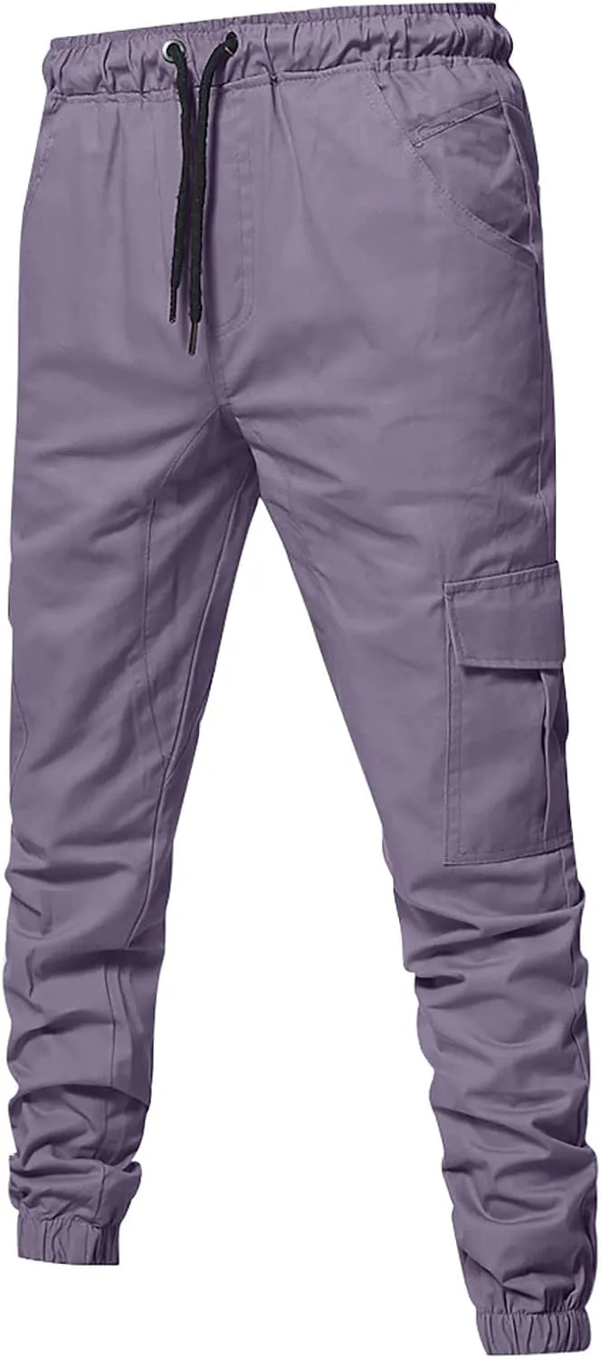 Men's Fashion Loose Handsome PocketJeans Pants Tooling Camouflage Pants M-4XL