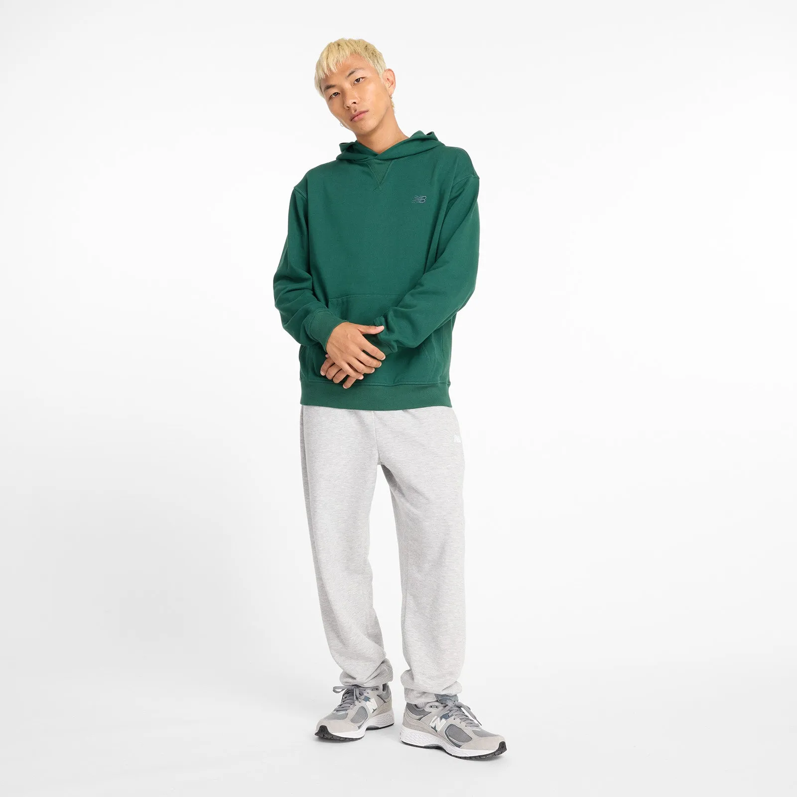Men's New Balance Athletics FrenchTerry Hoodie - MT41534-NWG