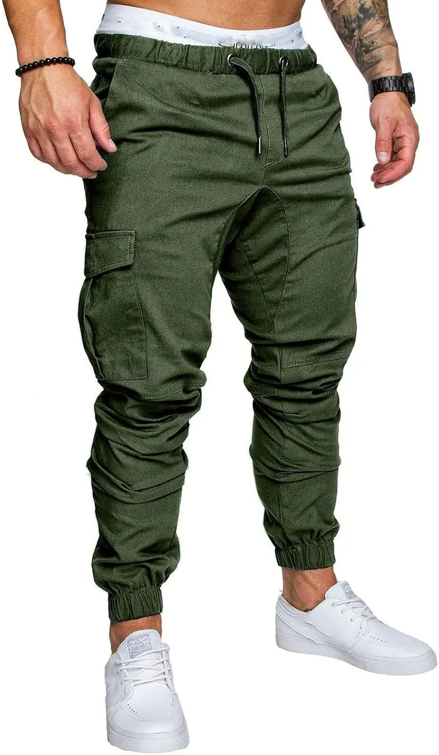 Men's Sports Casual Jogging Trousers Lightweight Hiking Work Pants Outdoor Pant