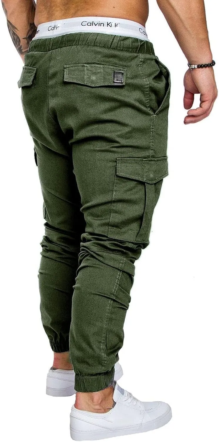 Men's Sports Casual Jogging Trousers Lightweight Hiking Work Pants Outdoor Pant