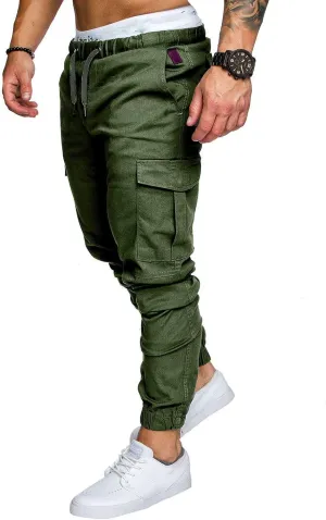 Men's Sports Casual Jogging Trousers Lightweight Hiking Work Pants Outdoor Pant