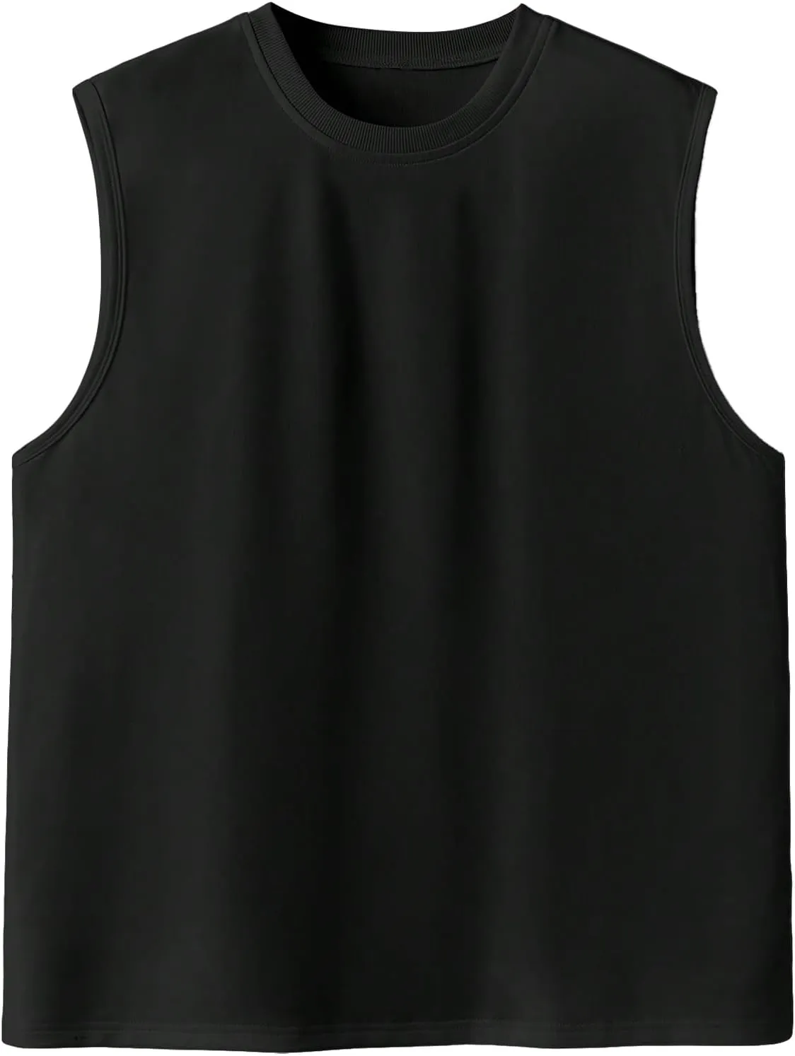 Men's Tank Tops Summer Crew Neck Sleeveless Shirts Workout Gym Muscle Tank Tops Undershirs