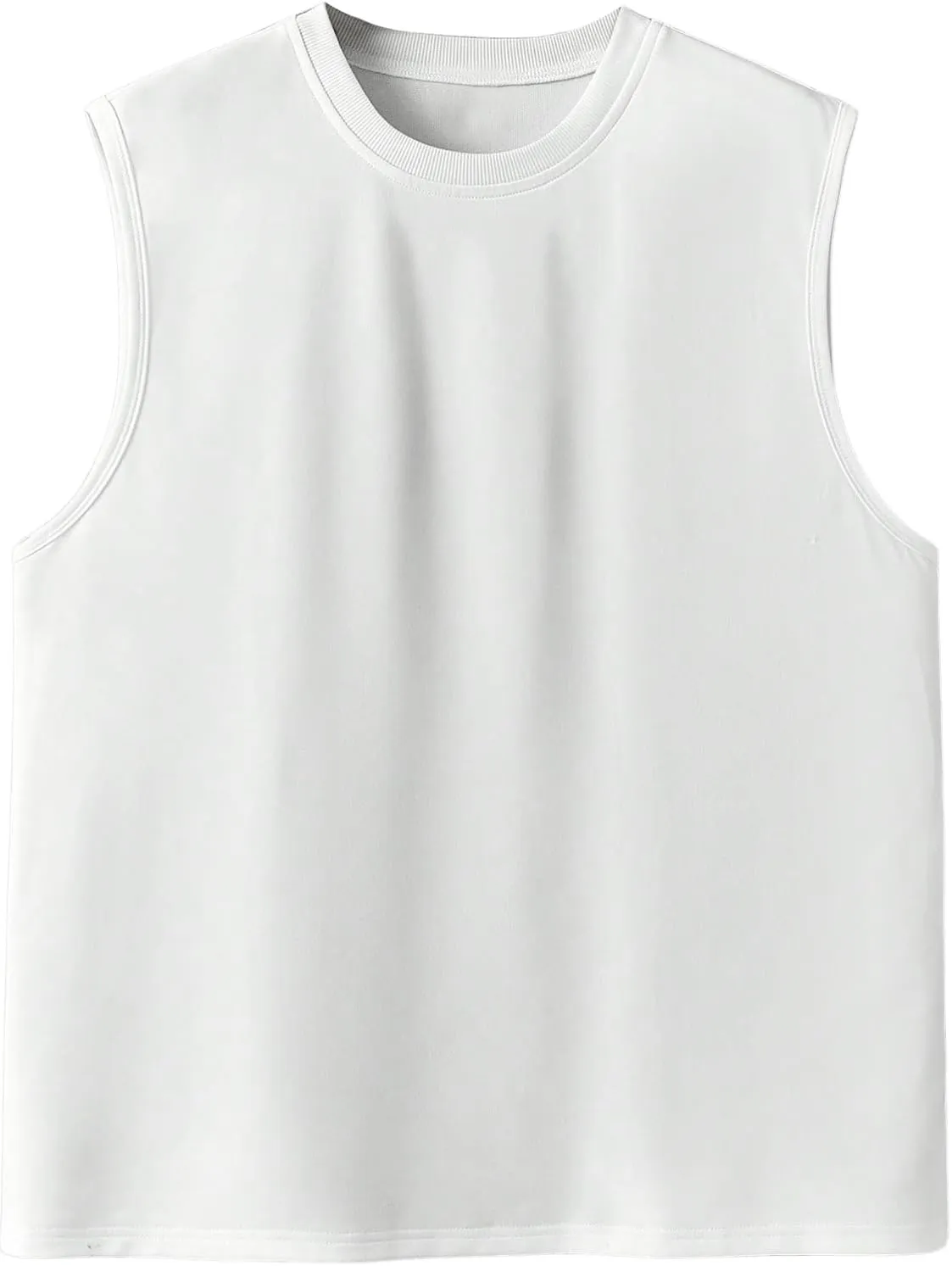 Men's Tank Tops Summer Crew Neck Sleeveless Shirts Workout Gym Muscle Tank Tops Undershirs