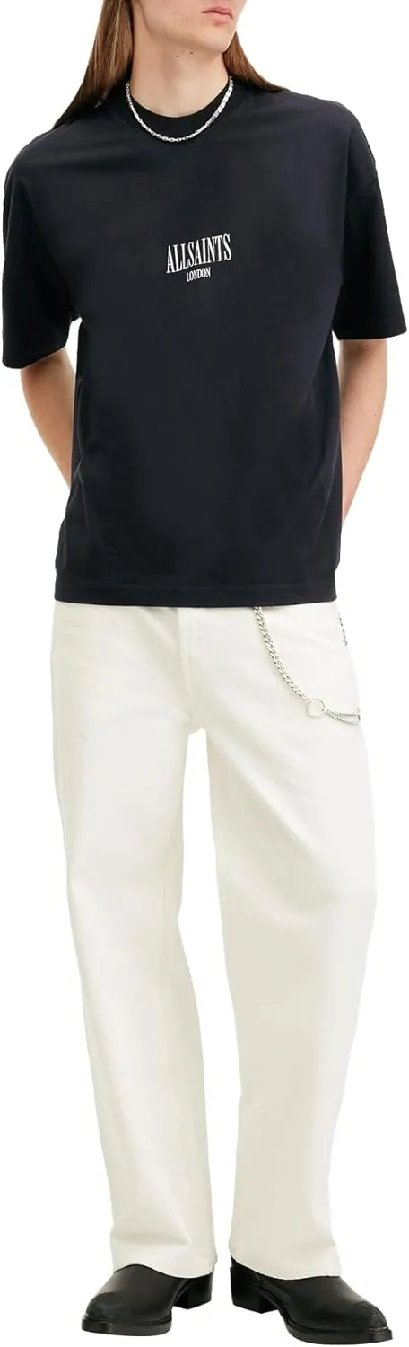 Men's Twilight Logo Printed Oversized T-Shirt