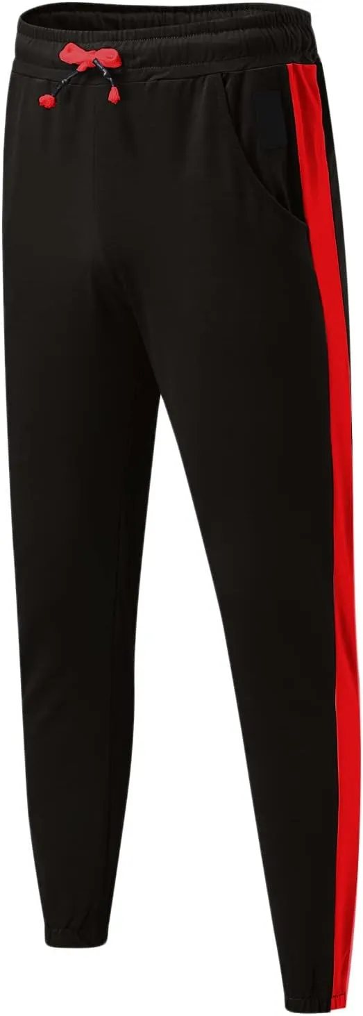 Mens Workout Cargo Sweatpants Hiking Cargo Pants Athletic Joggers Pants Outdoor Casual Trousers Mens Drawstring Pants