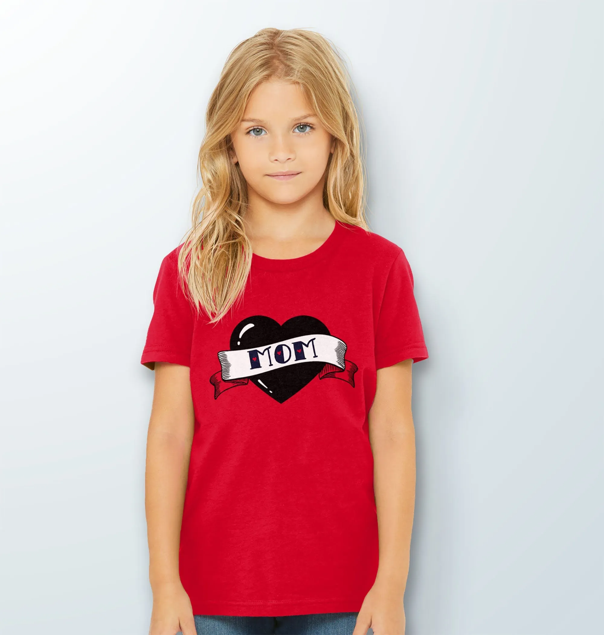 Mom Heart Tattoo T-Shirt