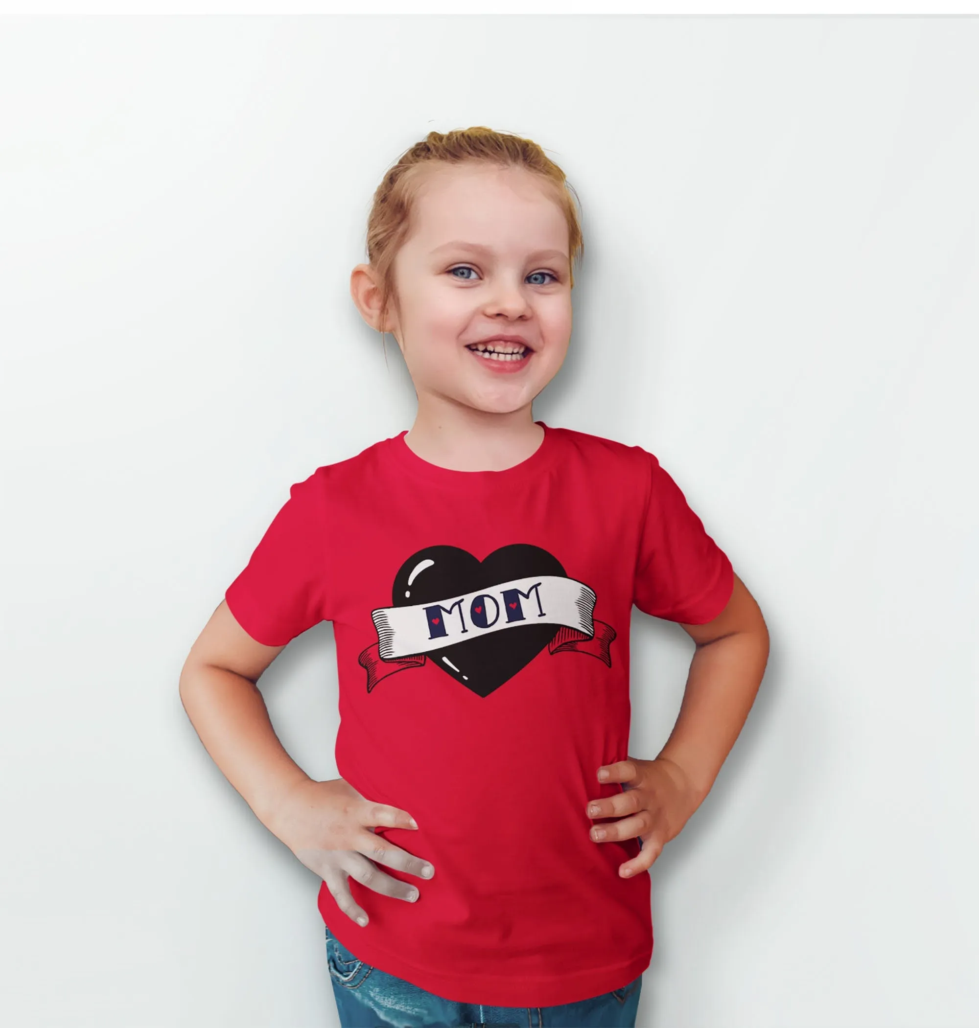 Mom Heart Tattoo T-Shirt
