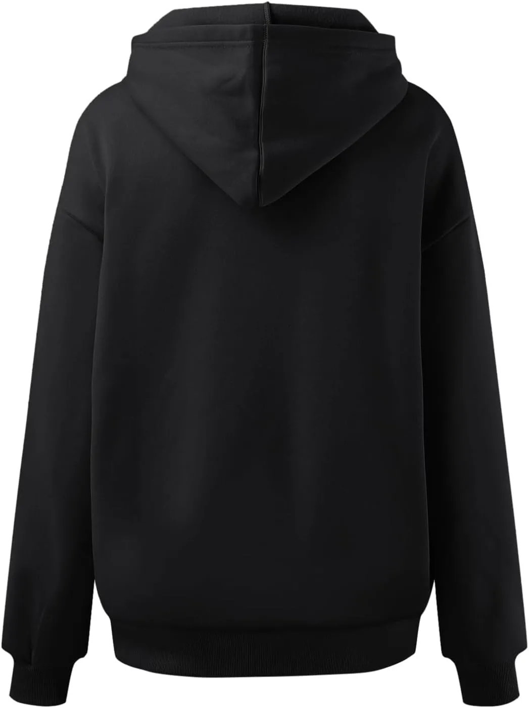 Oversized Plain Hoodies for Women Casual Trendy 2024 Fall Outfits Fleece Y2K Sweatshirts Pullover Long Sleeve Tops
