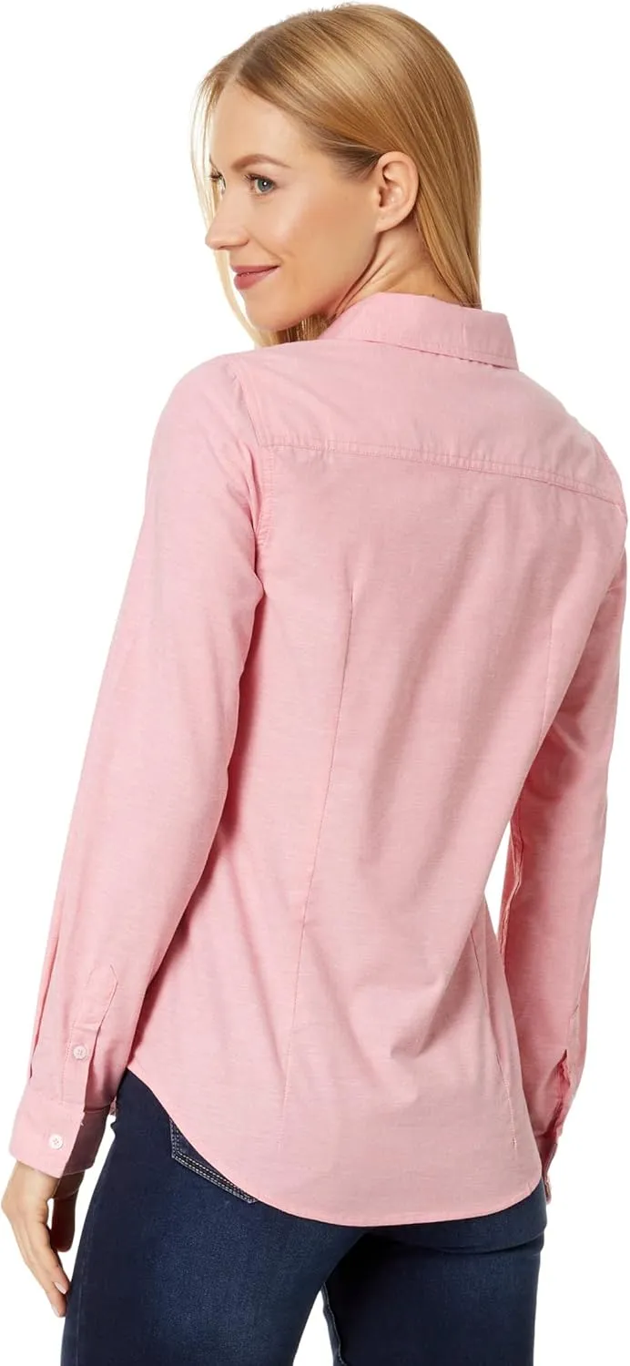 Oxford Shirt with Multi-Tonal Small Logo