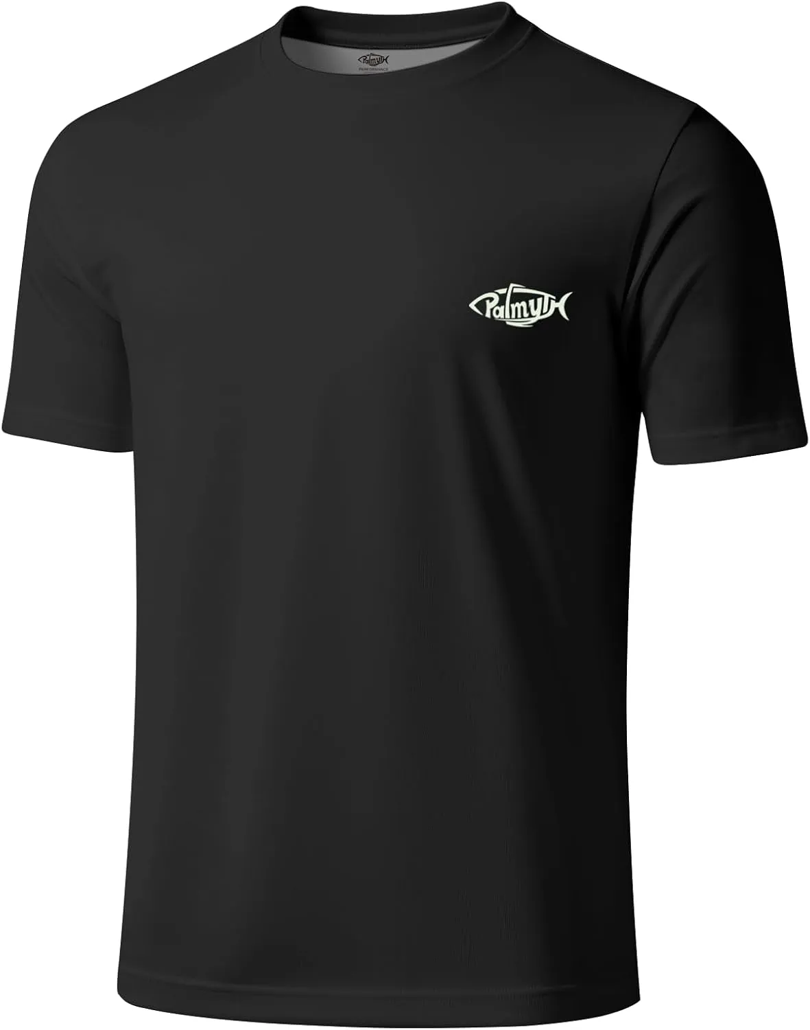 Palmyth Mens Fishing Shirts Short Sleeve UPF 50  T-Shirt UV Sun Protection SPF Tee Quick Dry