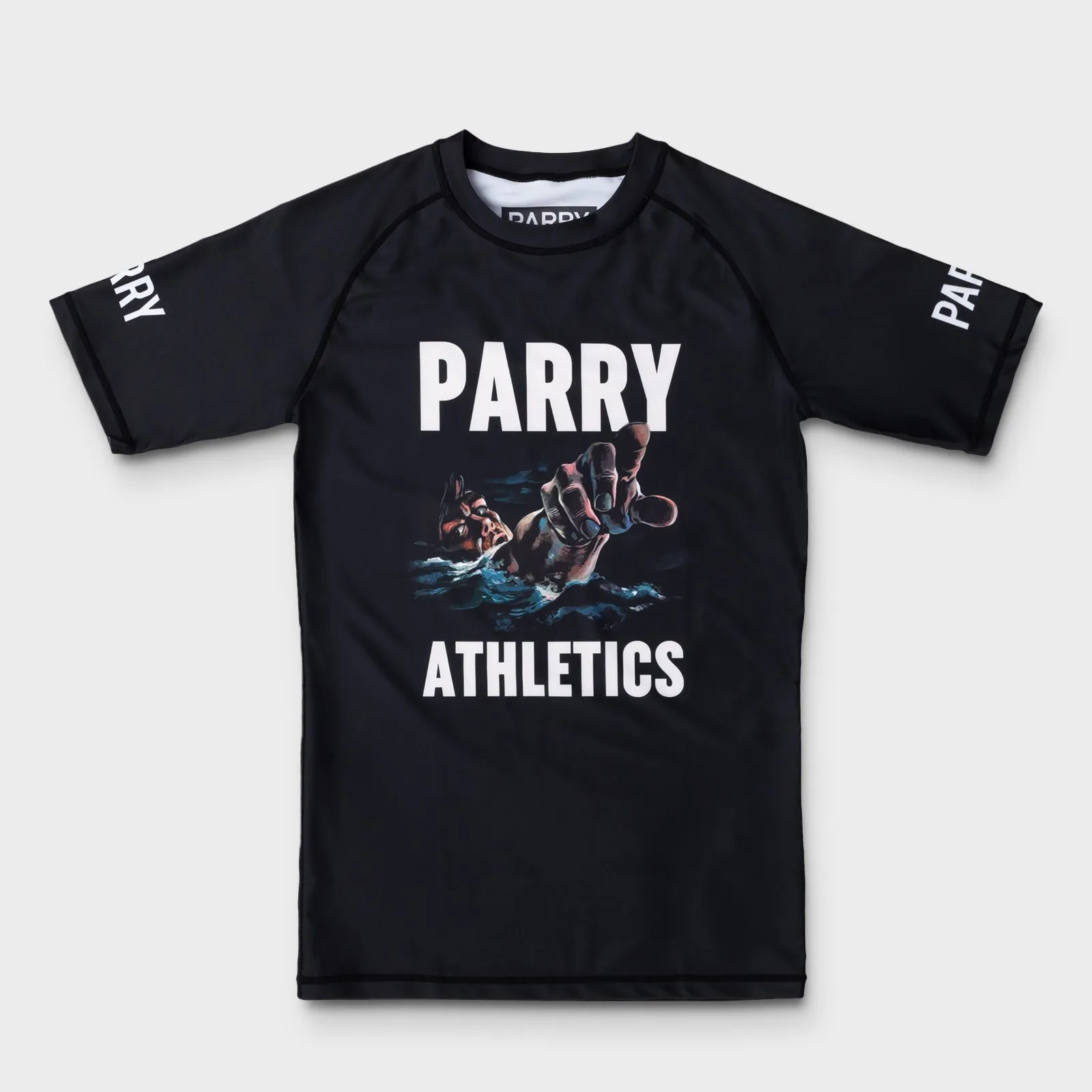 PARRY "Someone Talked" Short Sleeve Rash Guard