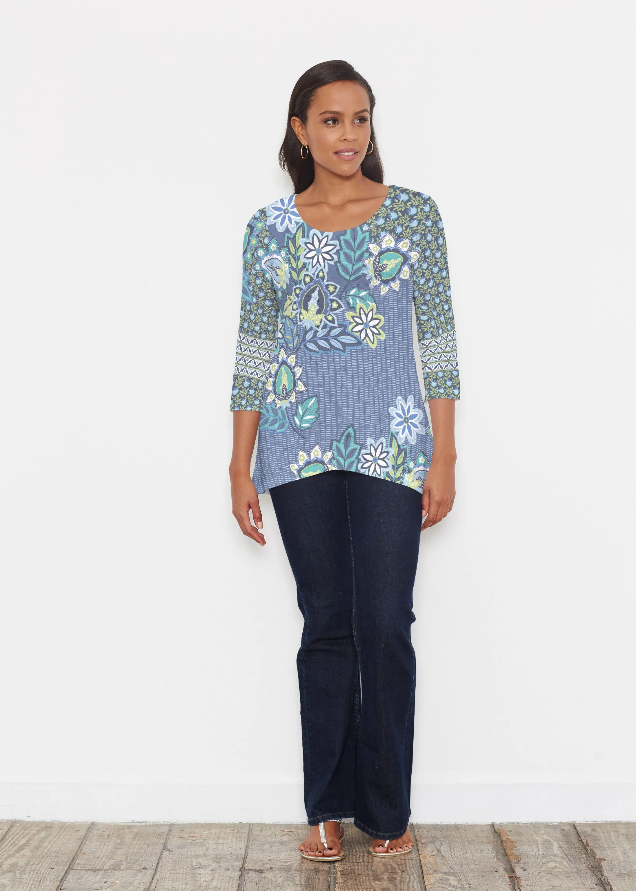 Phoebe (13581) ~ Katherine Hi-Lo Thermal Tunic