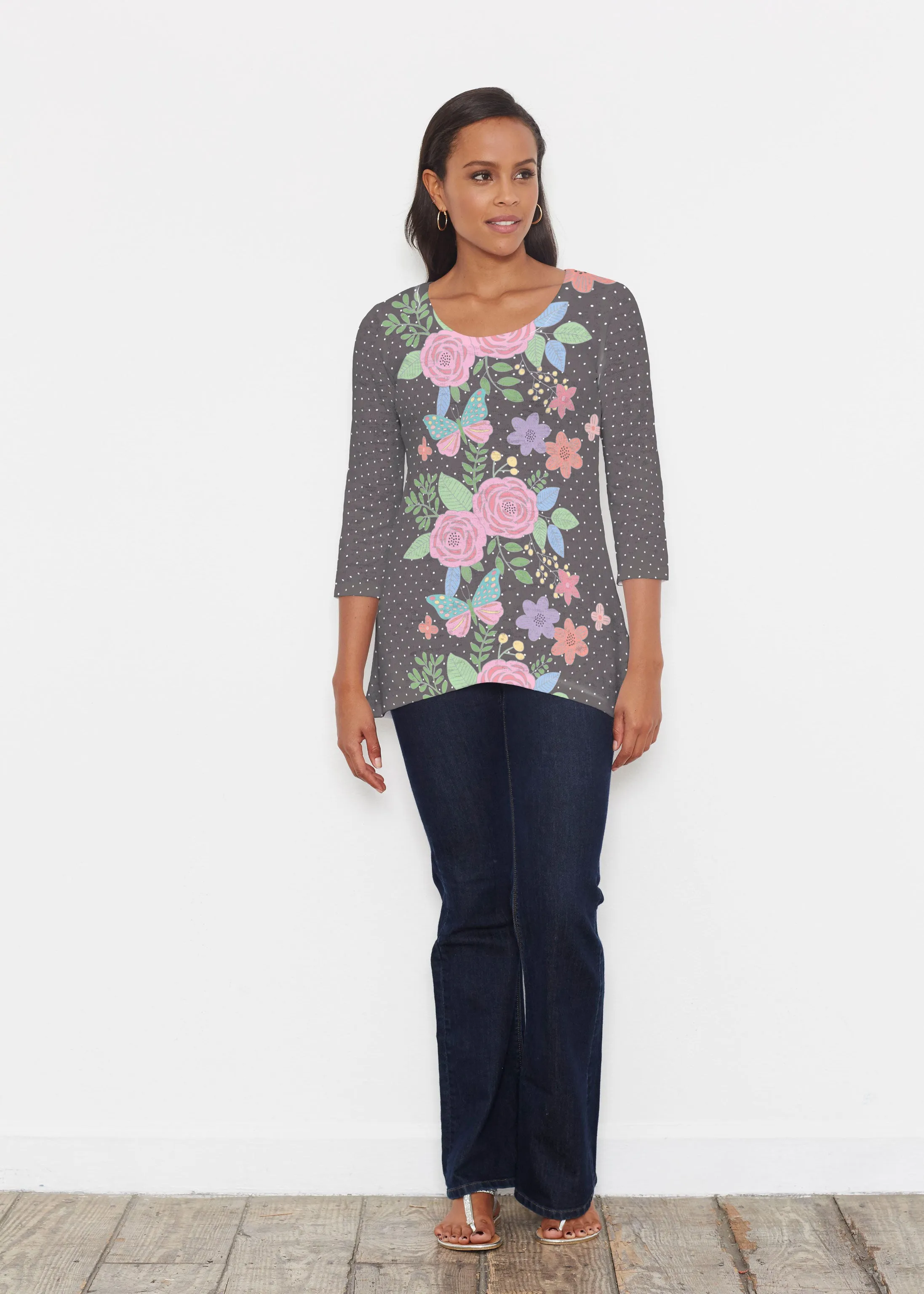 Rosalyn (14298) ~ Katherine Hi-Lo Thermal Tunic