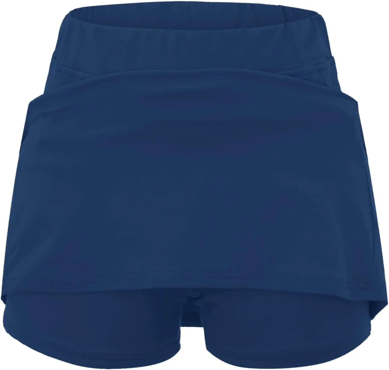 Skorts for Women with Pockets Casual Plus Size High Waist Tummy Control Athletic Skirts with Shorts Underneath