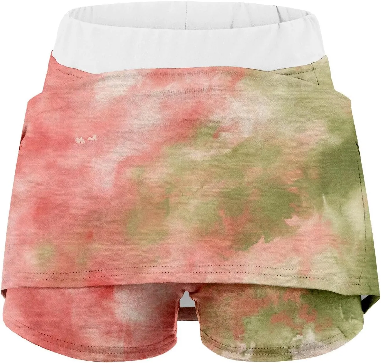Skorts For Women With Pockets High Waist Tummy Control Women's Yoga Shorts Casual Plus Size Dressy Athletic Underneath