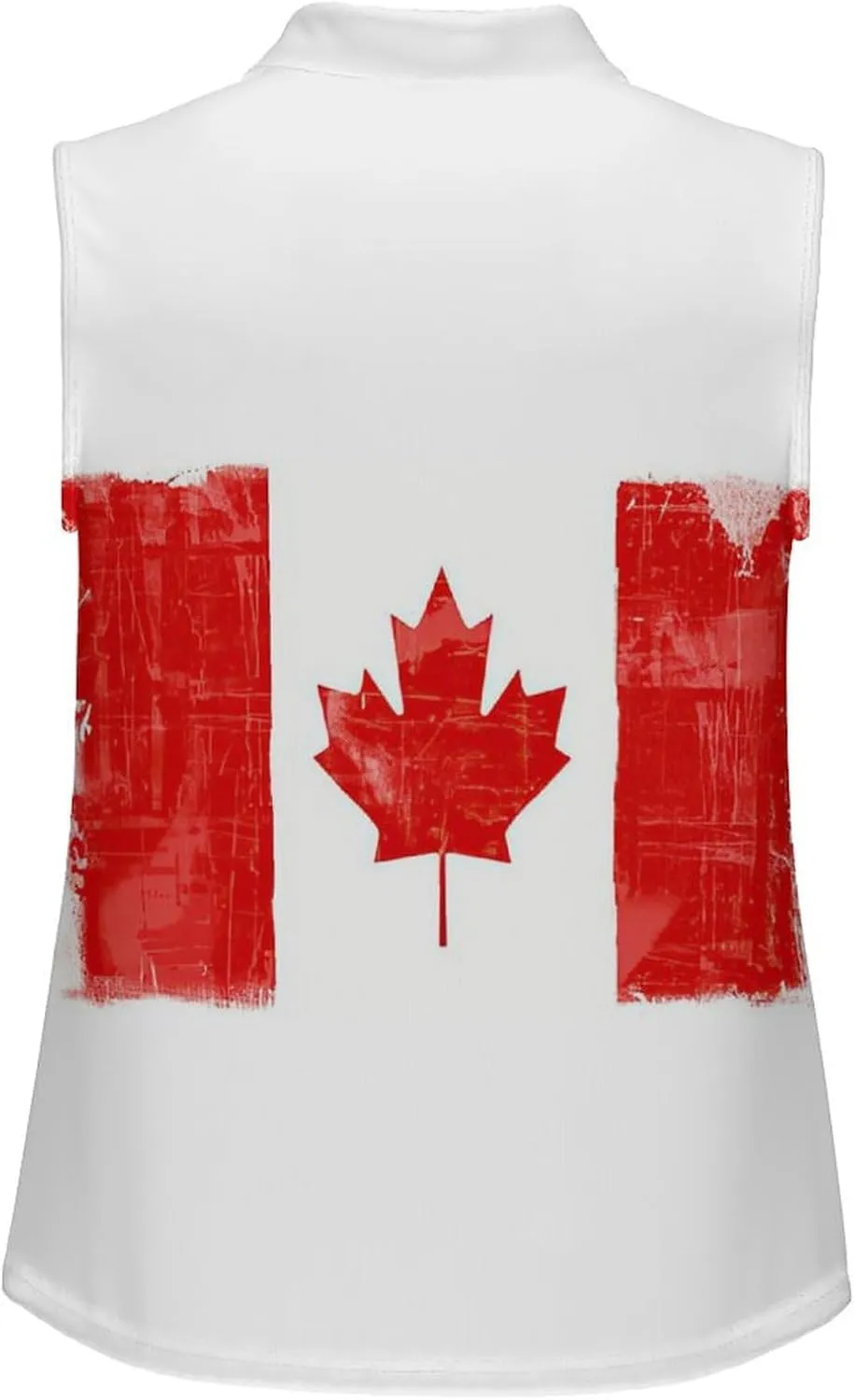 Sleeveless Shirts for Women Venezuela Flag V Neck Shirt Casual PO-LO Tank Top Pullover Quick Dry with Designs