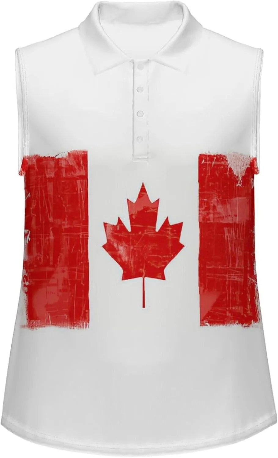 Sleeveless Shirts for Women Venezuela Flag V Neck Shirt Casual PO-LO Tank Top Pullover Quick Dry with Designs