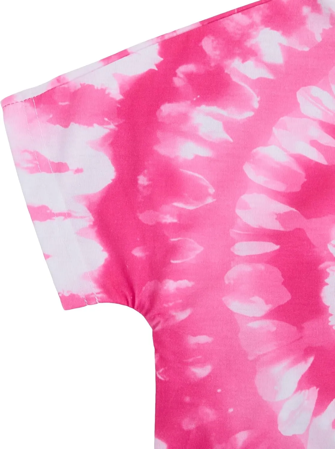 SOLY HUX Toddler Girl's Tie Dye T-Shirt Cute Heart Graphic Tee Shirts Casual Summer Short Sleeve Tops