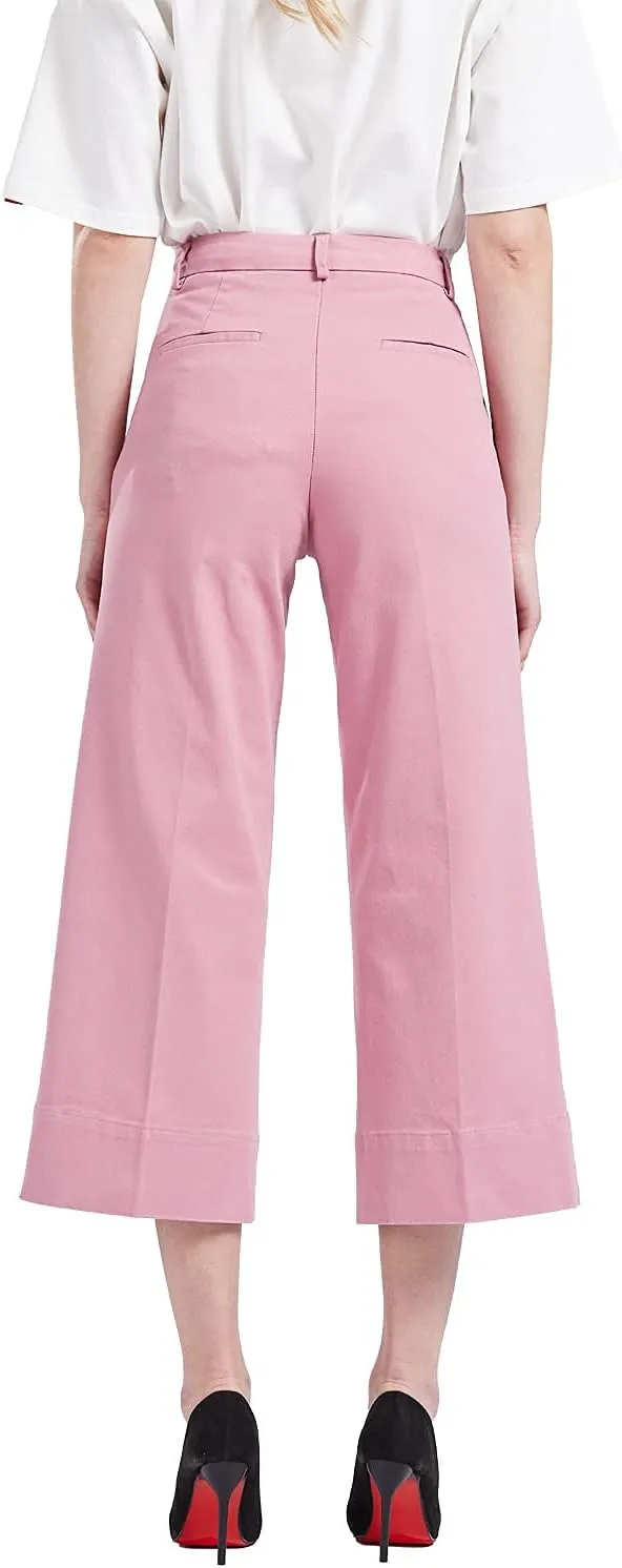 Taloyone High Waisted Casual Chino Pants for Women Work Trouser Slacks Women's Lounge Dress Pants