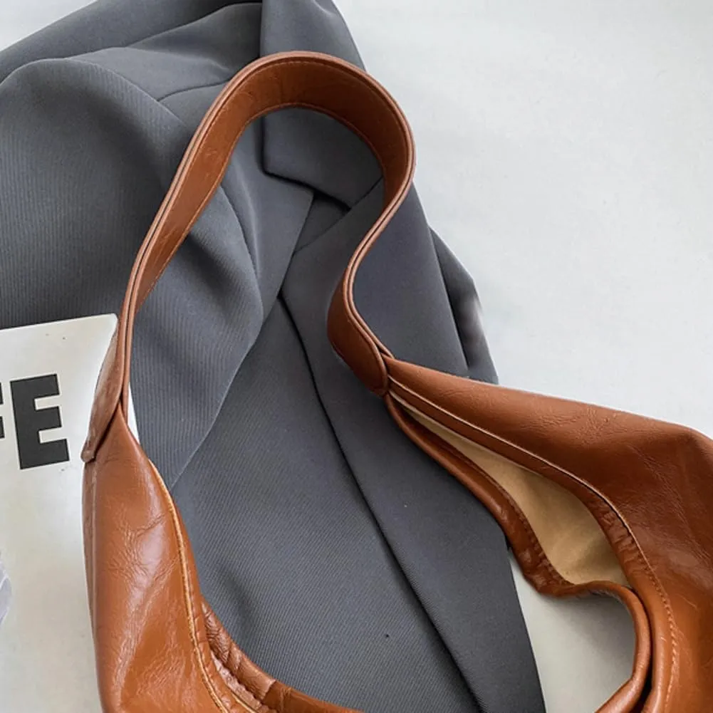 Vegan Leather Tote Bag Y2K Women Stylish Hobo Bag Casual Trendy Handbag Purse