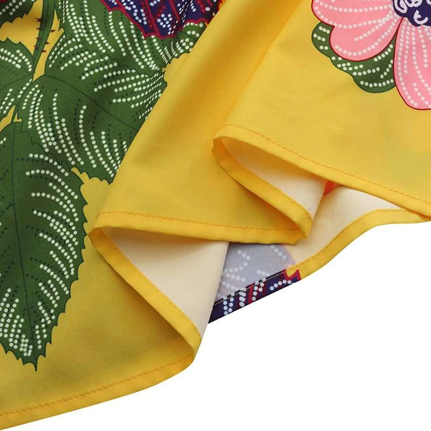 Women Casual Loose Bohemian Maxi Skirt Floral Print Elastic High Waist Long Skirt Pockets Fashion Party Beach Skirts