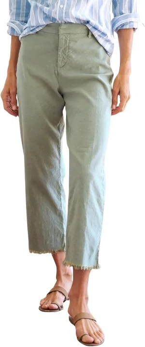 Womens Cargo Pants, Peasant Pants Straight Leg Casual Trendy Linen Plaid Adjustable