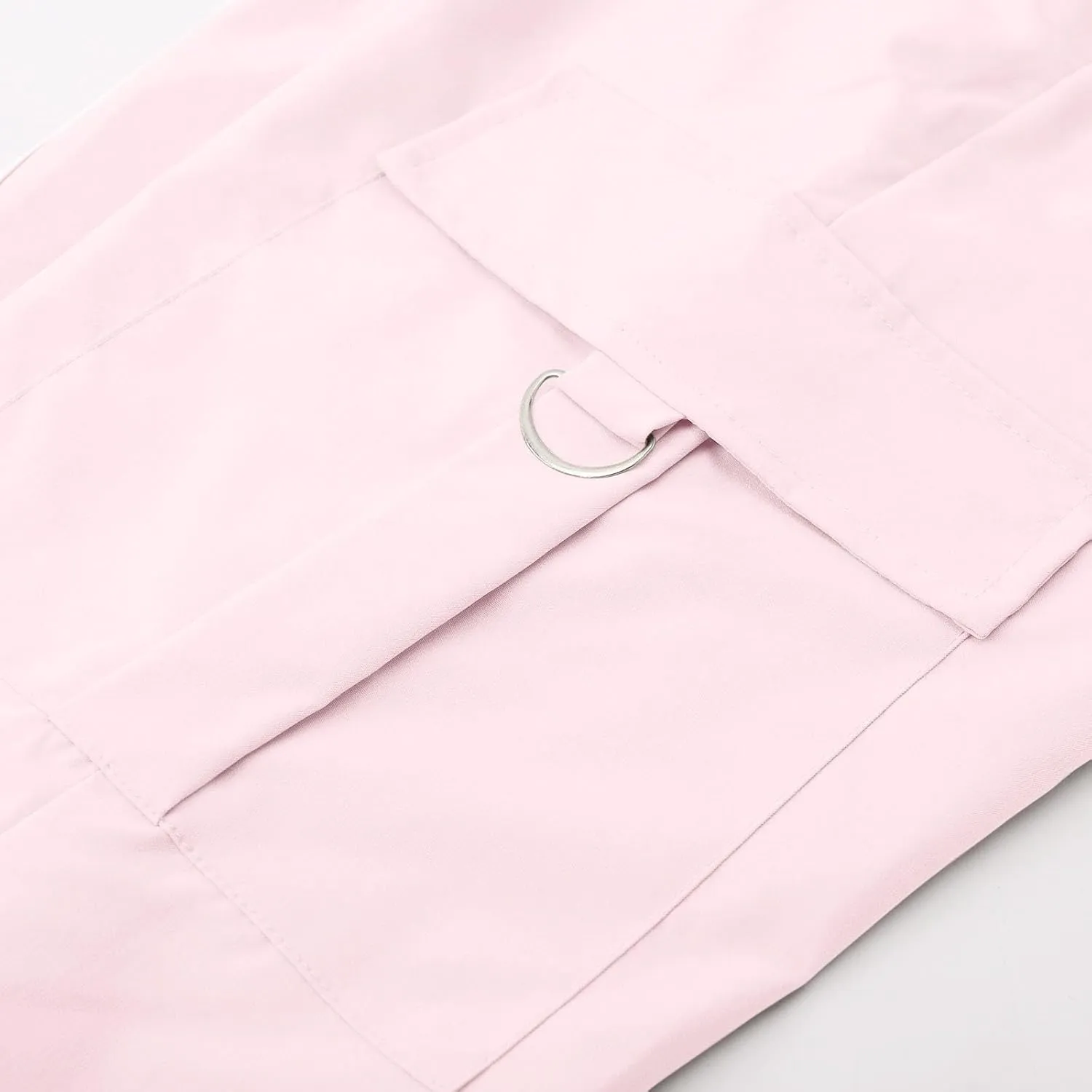 Women's Hiking Wide Leg Cargo Pants Lightweight Quick Dry Outdoor Buttons High Waisted Workout Pants with Pockets