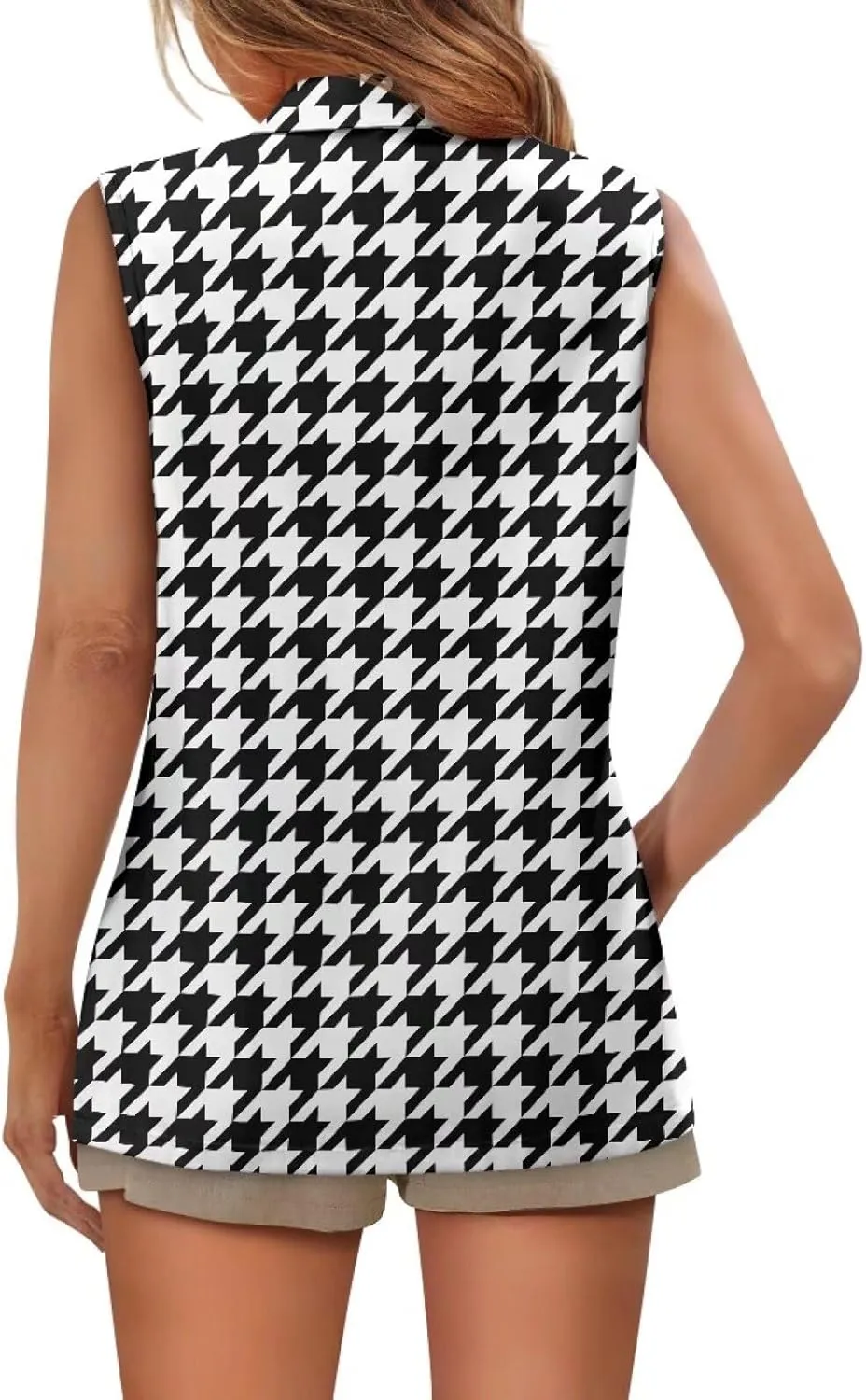 Women's Sleeveless Vest Casual Trendy 2025 One Button Open Front Blazer Suit (Available in S-5XL Size)