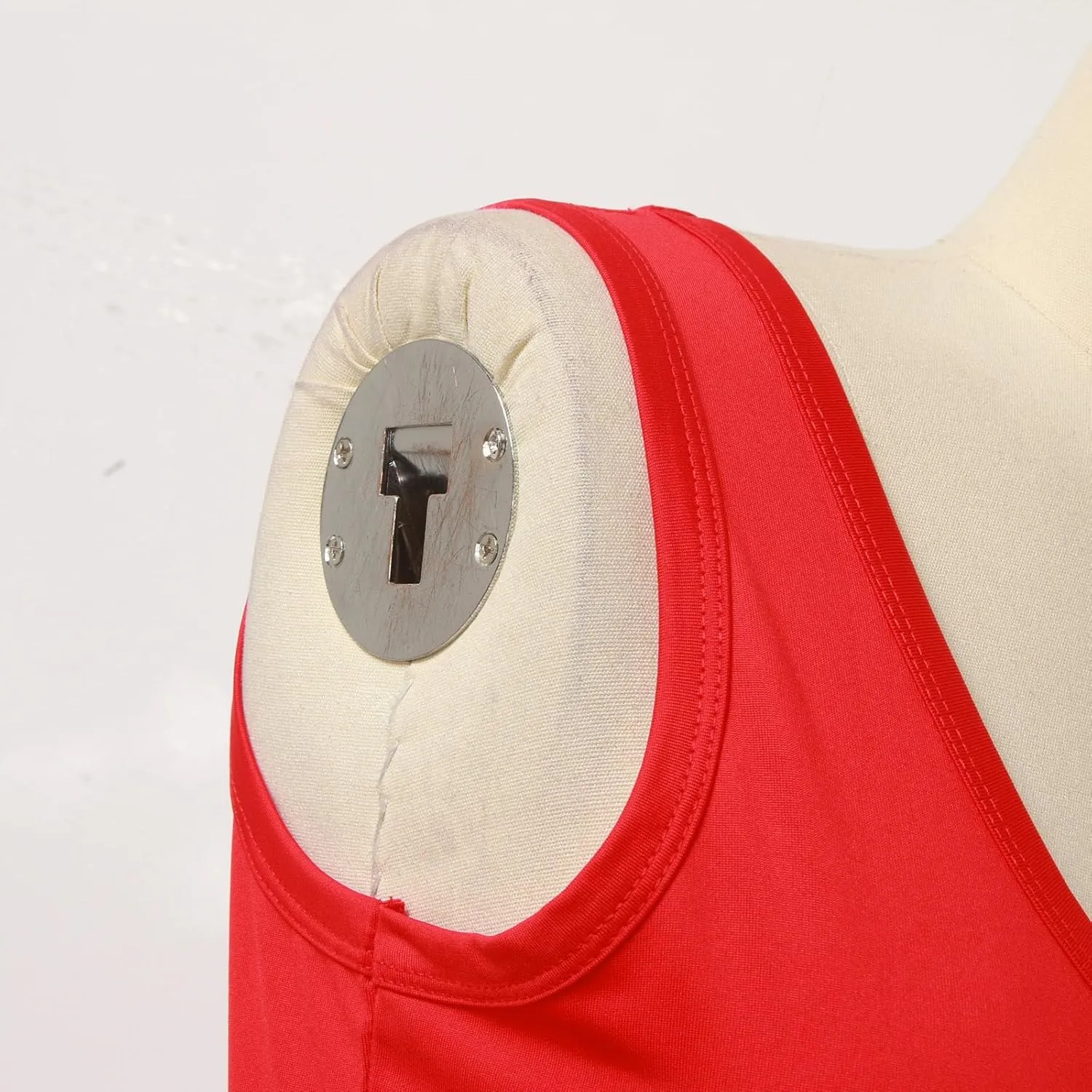 Women's Summer Casual Dresses Sleeveless Round Neck Short Tank Dress Knee Length A Line Beach Swing Skater Sundress