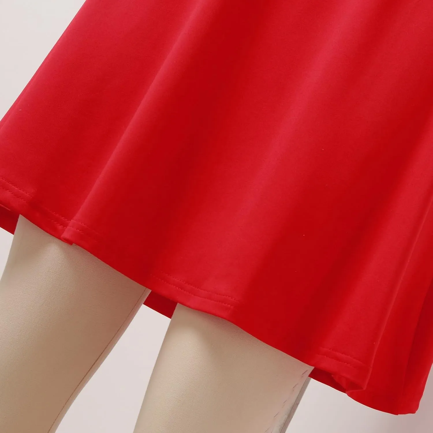 Women's Summer Casual Dresses Sleeveless Round Neck Short Tank Dress Knee Length A Line Beach Swing Skater Sundress