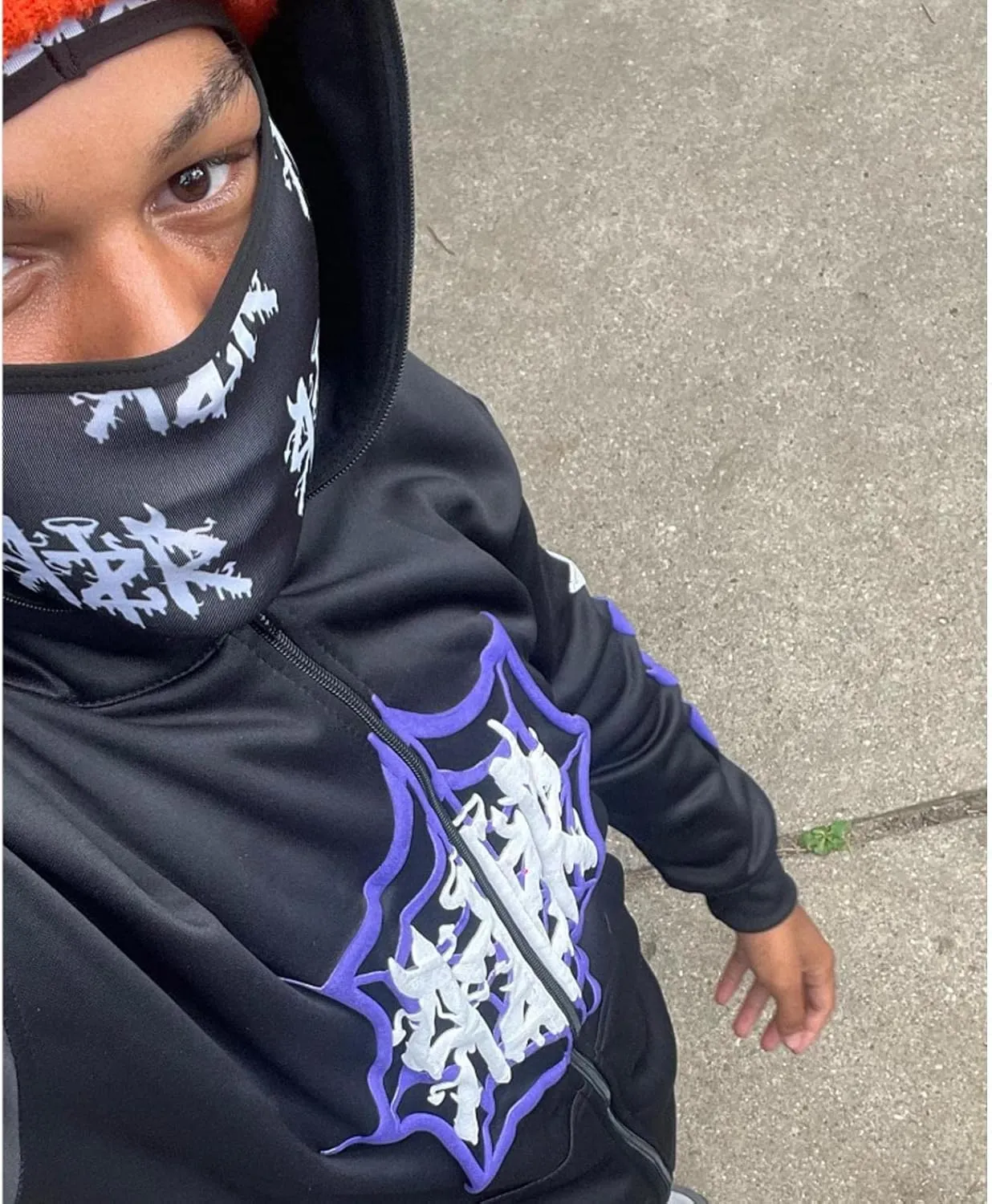 Y2k Skeleton Full Zip Up Hoodies Women Men Rhinestone Skull Graphic Print Sweatshirt Gothic Oversized Jackets
